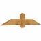 Ekena Millwork Eugene Rough Sawn Timber Gable Bracket, Western Red Cedar, 60"W x 12"H x 2"D x 6"F, 5/12 Pitch GBW060X12X0206EUG00RWR - alternate 2